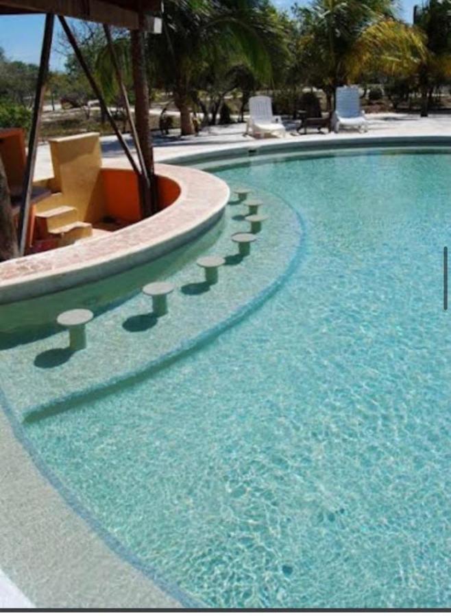 Two Bedroom Beachfront Villa Celestun Dış mekan fotoğraf